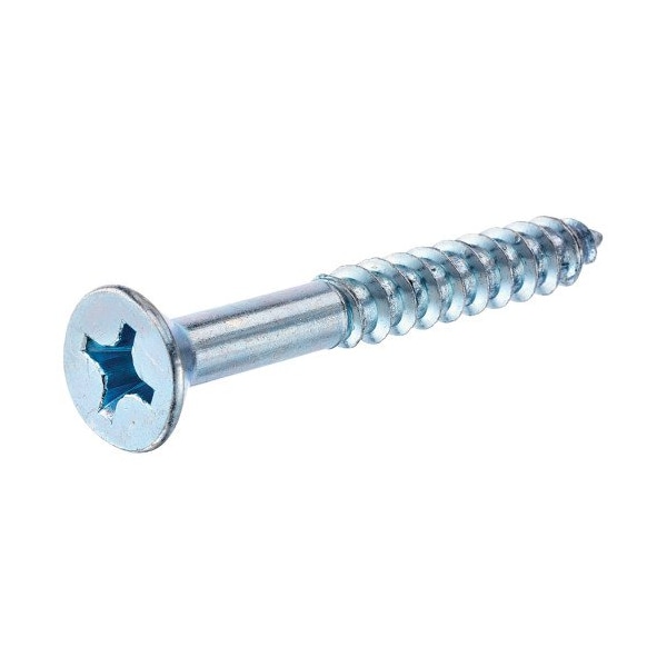 Hillman Wood Screw, #10, 3/4 in, Zinc Plated Steel Flat Head Phillips Drive, 10 PK 5805 - main